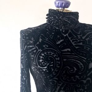 Backless Velvet Calvin Klein Evening Gown GORGEOUS